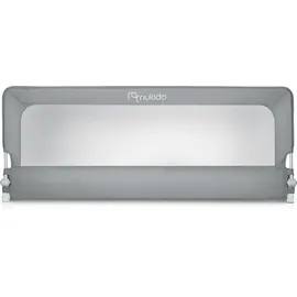 nukido Bettschutzgitter 200 cm Grau
