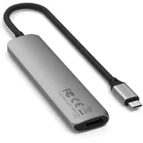 Satechi USB-C 6-in-1 Slim Multiport Adapter Space Grau