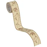 A.S. Création Only Borders Bordüre 5,00 m x 0,05 m beige/braun 259028