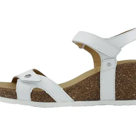 Panama Jack Julia Basics Wedge Sandal, Blanco B17, 38 EU