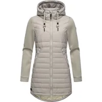 Ragwear Damen, Übergangsjacke leichte lang Steppjacke mit weichen Ärmeln