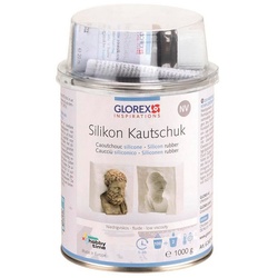 Glorex Modelliermasse Silikon-Kautschuk, 1000 g weiß