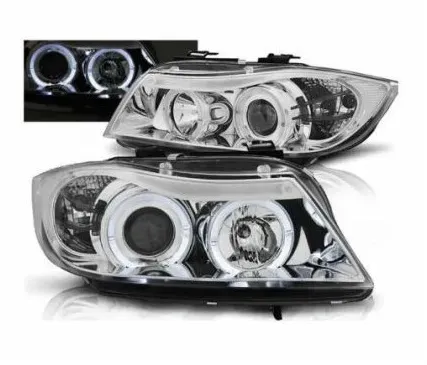 Kristall-Scheinwerfer für BMW E90 (2005–2009) - Chrom