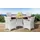 Zebra Technologies Loomus Gartentisch Ø 100 x 75 cm silkwhite/natur