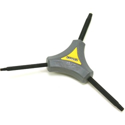 PEDROS Werkzeug Torx-Schlüssel Y-Torx mit T10 / T25 / T30 68g