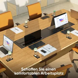 ONKRON Monitor Lift für 16-24 Zoll bis zu 24" VESA bis 100x100, mit einem Gewicht bis zu 15 kg, NWS-SC24