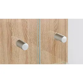 fif Möbel Standvitrine OPTIMA 57,5 x 32 x 172 cm Braun