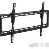 Tectake tectake® TV Wandhalterung für 32 - 100 Zoll (81 - 254 cm) neigbar und stufenlos breitenverstellbar, bis 70kg Schwarz