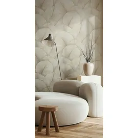 Marburg Blissful Botanics Vliestapete 53 cm x 10 m beige 34193