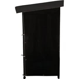 HC Garten & Freizeit Brennholzregal Metall 135 x 70 x 165 cm mit Abdeckung