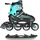 Nils Extreme 2in1 Inlineskates/Schlittschuhe Nils Extreme schwarz|blau 34-38