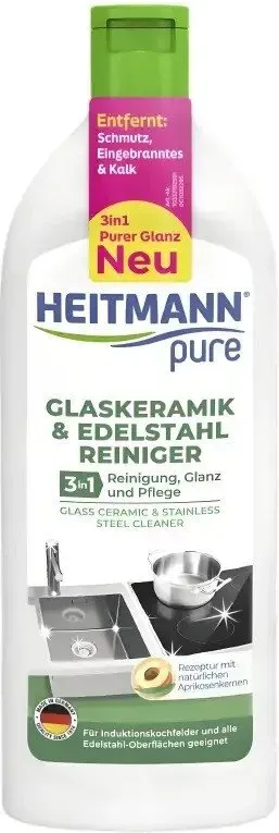 Heitmann Glas-Keramik/Edelstahl-Reiniger 250 ml