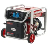 GeoTech Pro iGGP5000ES - Inverter-Stromerzeuger mit Elektrostarter auf Rädern 4 kW - Dauerleistung 3.5 kW - 230V