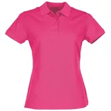 FRUIT OF THE LOOM LADIES PREMIUM POLO - Damen Polo-Shirt mit Zwei-Knopfleiste,