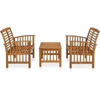 vidaXL 3-tlg Garten-Lounge-Set Massivholz Akazie