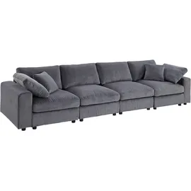 OTTO home Couch Cord 4-Sitzer Grau