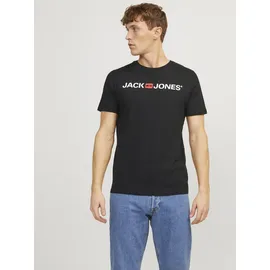 JACK & JONES Corp Logo 3 Pack Kurzarm-T-Shirt White / Pack 1 Black / 1 Navy Blazer / 1 White M
