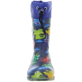 Beck Blinking Monsters Gummistiefel Blau 25