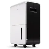 Klarstein DryFy Grand Smart 70 Luftentfeuchter WiFi Kompression 70l/d 60-90m2, Weiß