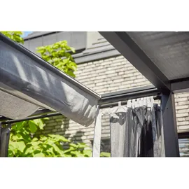 Siena Garden Seitenwand-Set für Pavillon 3 x 3 m Silber