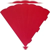 Heyda Schultüten-Zuschnitt, 41 cm, rot