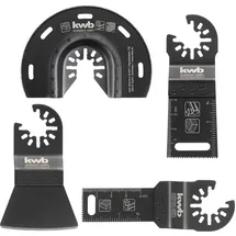 Einhell 4-tlg. Boden- und Einbau-Set für Multitools inkl. 1 x BIM-Segmentsägeblatt + 2 x HCS-Tauchsägeblatt + 1 x Schaber