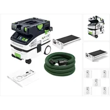 Festool CTL MINI I CLEANTEC Absaugmobil 10l Staubkl. L ( 574840) + Extra Nassfilter + Filtersäcke