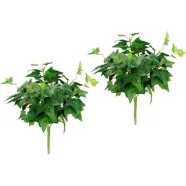 I.GE.A. Kunstpflanze I.GE.A. "Efeu", bunt, B:26cm H:30cm L:26cm, Obermaterial: 90% Polyester, 10% Kunststoff, Kunstpflanzen, Kunstpflanze, Efeuranke