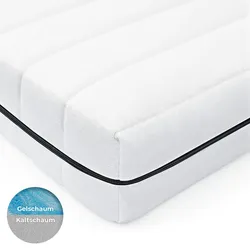 Mister Sandman |Ergonomische Gelschaummatratze mit waschbarem Bezug |80x200 |Matratze 80x200 mit Kaltschaum Kern für optimale Druckentlastung