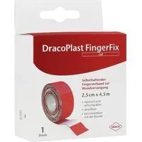 dr. ausbüttel gmbh & co. kg Dracoplast FingerFix 2,5 cmx4,5 m mit Wundk.rot