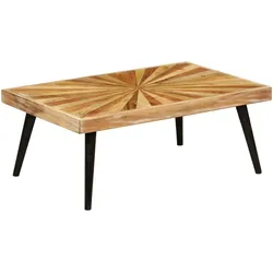 vidaXL Couchtisch Massivholz Mango 90x55x36 cm