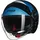 Nolan N21 Visor 06 Tangente Gloss Black/Blue/Silver M