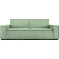 konsimo® Schlafcouch 3-Sitzer Grün