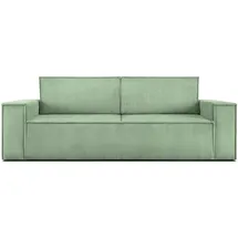 konsimo® Schlafcouch 3-Sitzer Grün