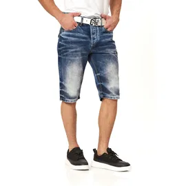 Cipo & Baxx CIPO & BAXX, Herren, Gr. 29, N-Gr, blau, Denim/Jeans, Obermaterial: 100% Baumwolle, regular fit knielang, Jeans, Baumwolle, regular fit