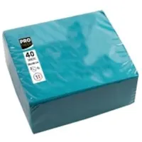 ProNappe Servietten türkis 2-lagig 38,0 x 38,0 cm, 40
