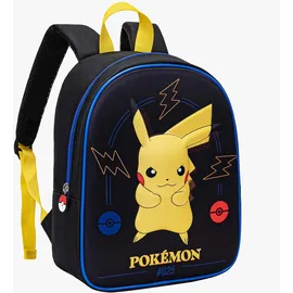 Pokémon Kinder Rucksack 9L, Schwarz