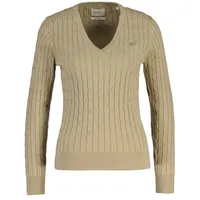 GANT Sweatshirt Zopfstrick Beige L