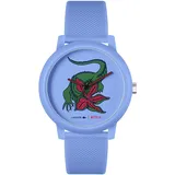 Lacoste Analog Quarzuhr für Herren 12.12 x Netflix mit Blaues Silikonarmband - 2011266