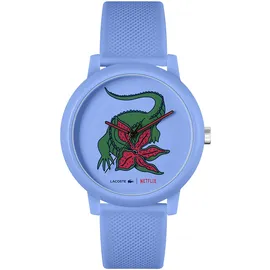 Lacoste Analog Quarzuhr für Herren 12.12 x Netflix mit Blaues Silikonarmband - 2011266