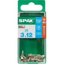 SPAX Edelstahlschraube Universalschrauben 3 x 12 mm 25 Stück