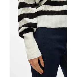 Vero Moda VMLEA LS V-Neck Cuff Cardigan Schwarz/Weiß XS