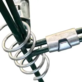 Estexo Komposter Metall Drahtgitter 2er Set Gartenkomposter 90x90x70 cm Draht Gitter