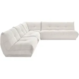 Livetastic Ecksofa Kunststoff 4-Sitzer Braun