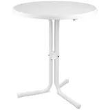 Beautissu Stehtisch Ø60 x 70 cm Weiß