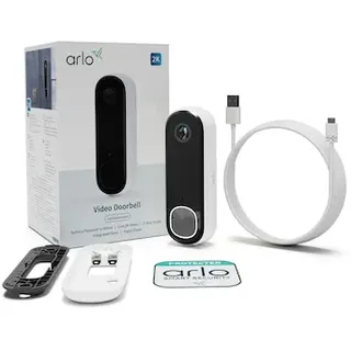 Arlo Essential 2 AVD4001 2K Video Doorbell Funk-Türklingel WLAN