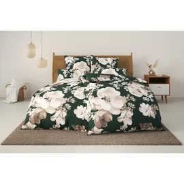 OTTO home MELINA Florale Grün 135 x 200 cm + 2 x 80 x 80 cm