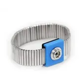 Antistat 066-0012 ESD-Handgelenkband Edelstahl, Blau