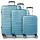 BENCH Seattle Koffer-Set 3-tlg. blau/nordic-blue