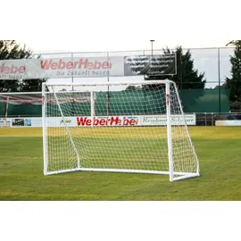 powershot Fußballtornetz Weiß 2,4m x 1,8m